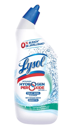 Packshot of Lysol Toilet Bowl Cleaner - Hydrogen Peroxide Action 710 mL