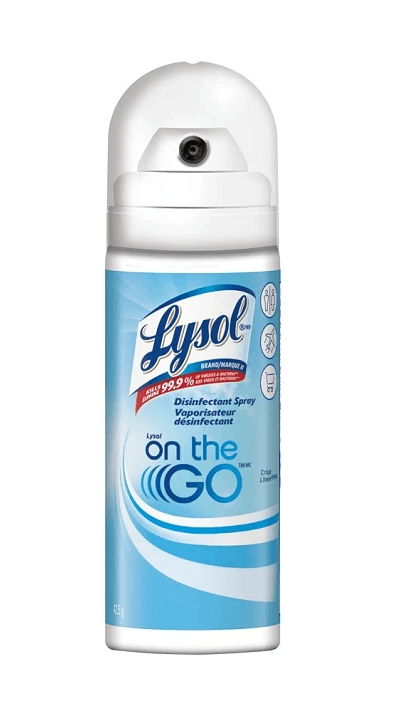 Packshot de Lysol Spray Désinfectant - Nomade 425 g